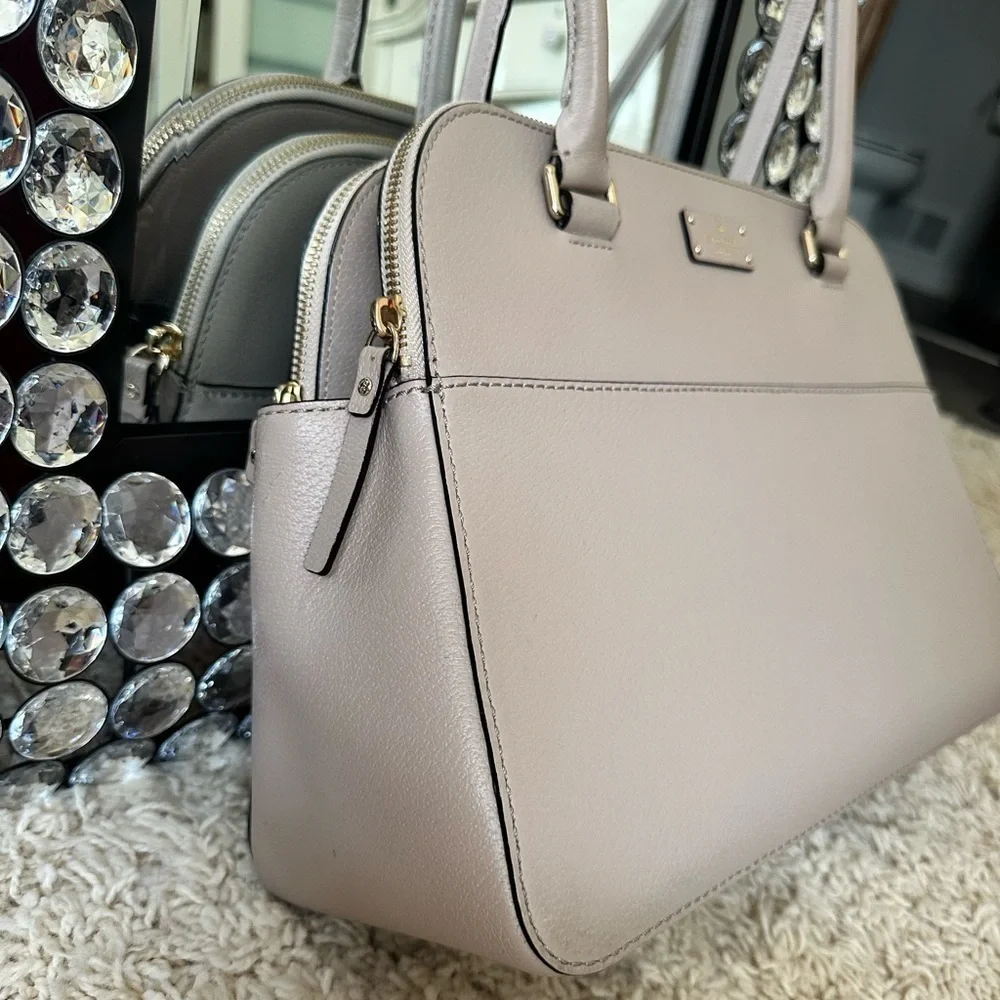 Kate Spade Terri Grove Street Terri Almondine Leather Shoulder Bag